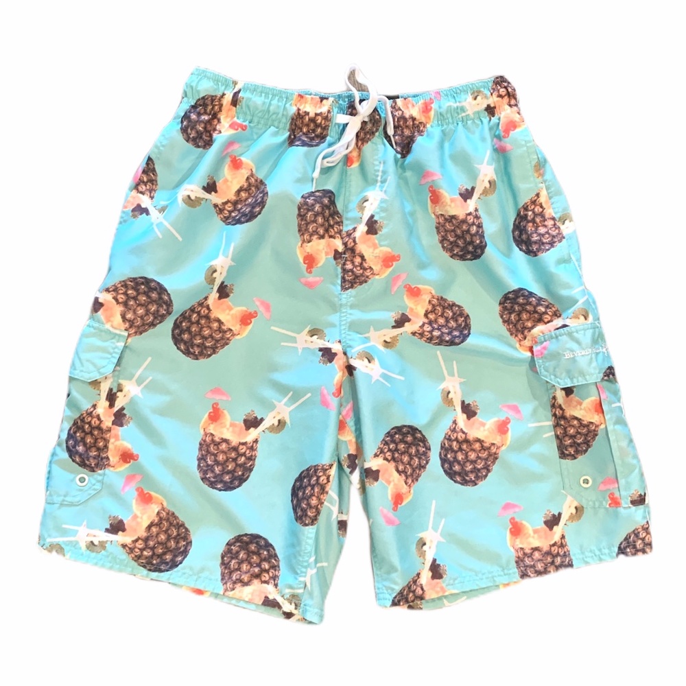 Beverly Hills Polo Club Pina Colada Swim Trunks